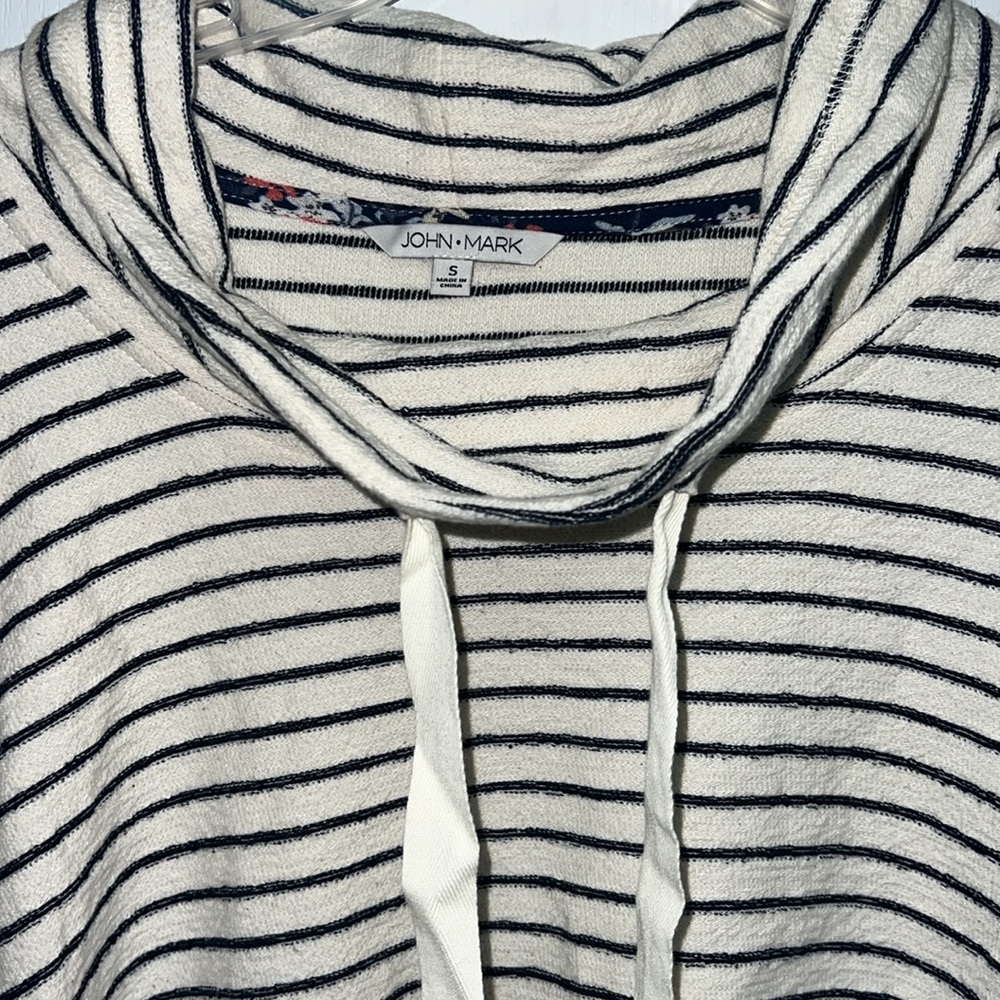 John Mark Dillard’s Patchwork/Striped Top - image 3